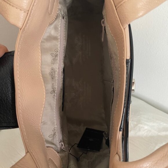 My Flat In London Debutante Tote – Nude/Black – NWT - Picture 7 of 11